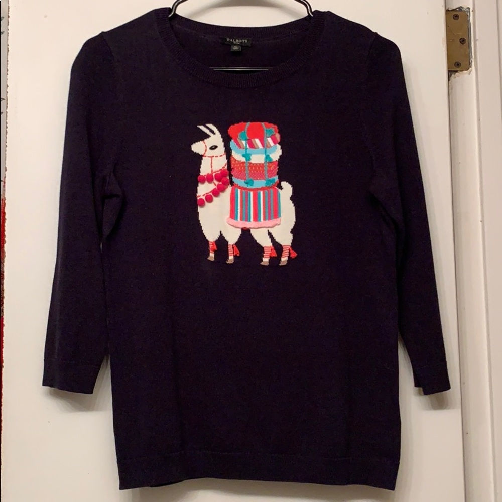 Talbots Petites lightweight Navy Sweater *NWT* SP